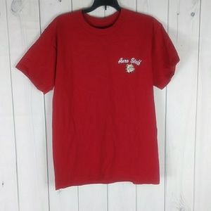 Aeropostale red men's t-shirt medium